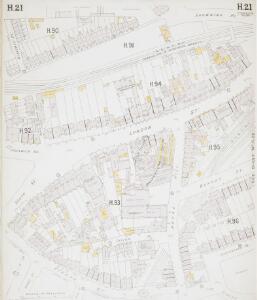 Insurance Plan of London East South-East District Vol. H: sheet 21