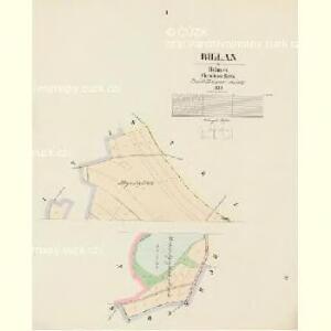 Billan - c0703-1-001 - Kaiserpflichtexemplar der Landkarten des stabilen Katasters