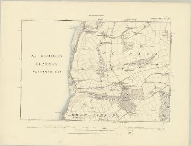 Cardiganshire V.SW - OS Six-Inch Map