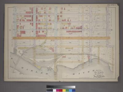 Plate 1: [Bounded by E. 137th Street, St. Anns Avenue, E. 132nd Street, Gouverneur Pl., E. 130th Street (Harlem River), Willis Avenue, E. 131st Street, Alexander Ave., E. 132nd St., and Lincoln Avenue.]