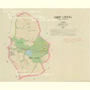 Klein Czerma (Mala Čzerma) - c4363-1-001 - Kaiserpflichtexemplar der Landkarten des stabilen Katasters