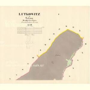 Lutkowitz - m1647-1-001 - Kaiserpflichtexemplar der Landkarten des stabilen Katasters