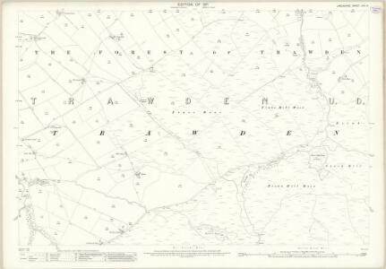 Lancashire LVII.6 (includes: Trawden) - 25 Inch Map
