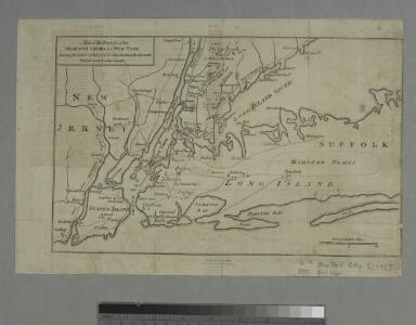 Map of the progress of His Majesty's armies in New York during the late campaign : illustrating the accounts publish'd in the London Gazette.
