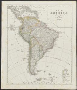 [Neuer Atlas der ganzen Erde nach den neuesten Bestimmungen ... : VI.] Südamerika