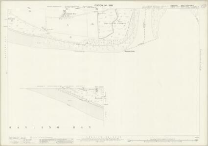 Hampshire and Isle of Wight LXXXIV.16 & 15 (includes: Havant; West Wittering) - 25 Inch Map