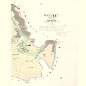 Wottin - m2203-1-002 - Kaiserpflichtexemplar der Landkarten des stabilen Katasters