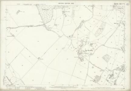 Berkshire XLII.14 (includes: Combe; East Woodhay; West Woodhay) - 25 Inch Map