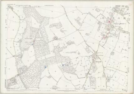Wiltshire LXXVI.11 (includes: Breamore; Fordingbridge; Rockbourne; Whitsbury) - 25 Inch Map