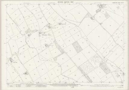 Cumberland XXXIX.9 (includes: Hesket) - 25 Inch Map