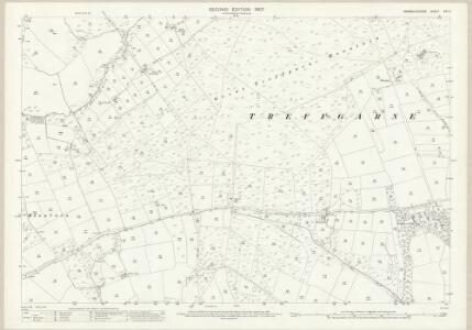 Pembrokeshire XXII.3 (includes: Camros; Hayscastle; Trefgarn) - 25 Inch Map