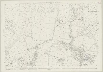 Cornwall XXVII.9 (includes: Cardinham; St Neot; Warleggan) - 25 Inch Map