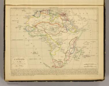 L'Afrique en 1840.