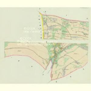 Ober Langenau (Hornj Lanow) - c2078-1-001 - Kaiserpflichtexemplar der Landkarten des stabilen Katasters