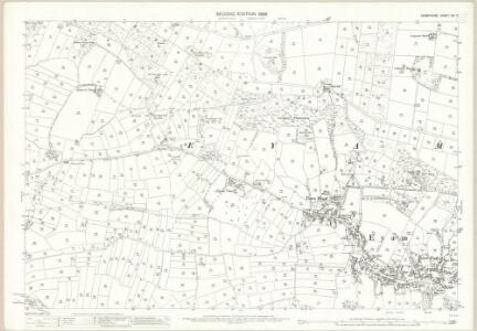 Derbyshire XVI.7 (includes: Eyam; Foolow) - 25 Inch Map