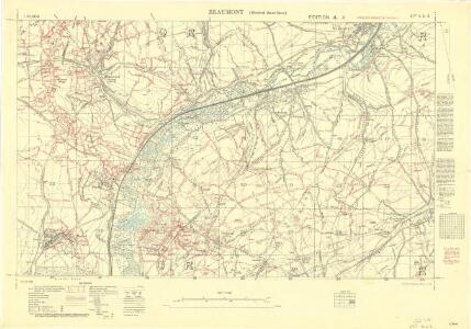 Trench Maps of the Battle Front in France and Belgium,  Beaumont