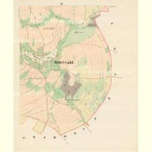 Mittelwald (Stredulesy) - m2907-1-004 - Kaiserpflichtexemplar der Landkarten des stabilen Katasters