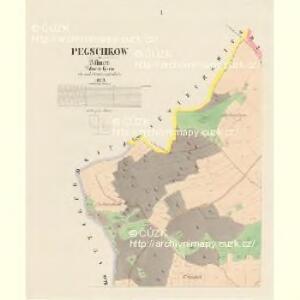 Pegschkow - c5685-1-001 - Kaiserpflichtexemplar der Landkarten des stabilen Katasters