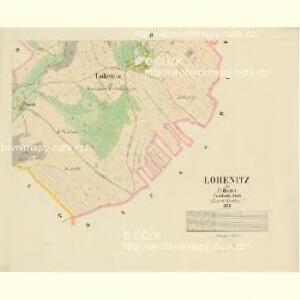Lohenitz - c4196-1-002 - Kaiserpflichtexemplar der Landkarten des stabilen Katasters