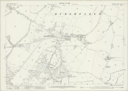 Berkshire XXXVII.13 (includes: Burghfield; Grazeley; Sulhamstead; Sulhamstead Bannister) - 25 Inch Map