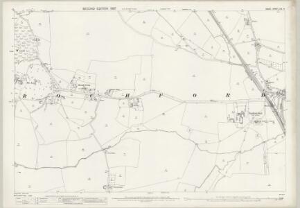 Essex (1st Ed/Rev 1862-96) LXX.14 (includes: Hawkwell; Rochford) - 25 Inch Map