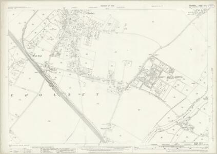 Berkshire XXII.2 (includes: Checkendon; Cholsey; Crowmarsh; Ipsden) - 25 Inch Map