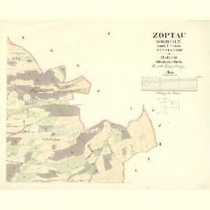 Zöbtau (Sobotin) - m2810-1-004 - Kaiserpflichtexemplar der Landkarten des stabilen Katasters