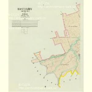 Hostokrey (Hostokreg) - c2253-1-001 - Kaiserpflichtexemplar der Landkarten des stabilen Katasters