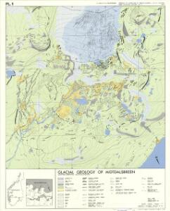 Geologisk kart 113: Glacial Geology of Midtdalsbreen