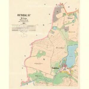 Budislau - c0639-1-001 - Kaiserpflichtexemplar der Landkarten des stabilen Katasters