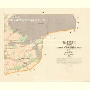 Klokotsch (Klokocz) - c3176-1-006 - Kaiserpflichtexemplar der Landkarten des stabilen Katasters