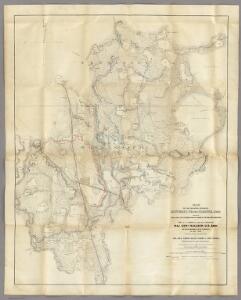 Map Of The Country Between Monterey, Tenn. & Corinth, Miss.