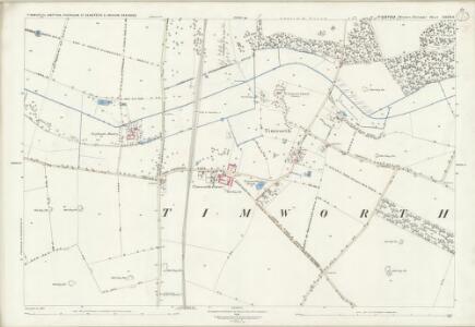 Suffolk XXXIII.11 (includes: Ampton; Culford; Fornham St Genevieve; Ingham; Timworth) - 25 Inch Map