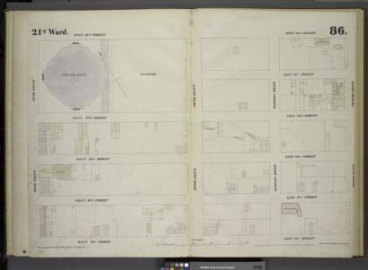 [Plate 86: Map bounded by West 42nd Street, East 42nd Street, Fourth Avenue, East 37th Street, West 37th Street, Sixth Avenue.]