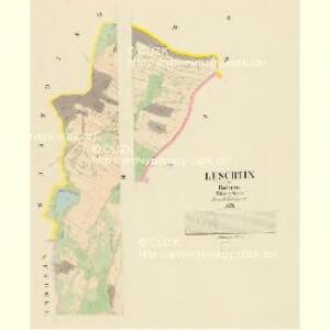 Leschtin - c3885-1-002 - Kaiserpflichtexemplar der Landkarten des stabilen Katasters