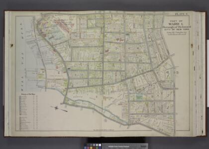 Part of Ward 1. [Map bound by Broadway, Forest Ave,   Cherry Lane, Jewett Ave, Richmond Terrace, Creek, Kill Van Kull]