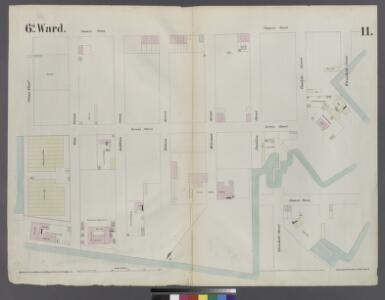 [Plate 11: Map bounded by Buttermilk Channel, Clinton Wharf, Conover Street, Red Hook]