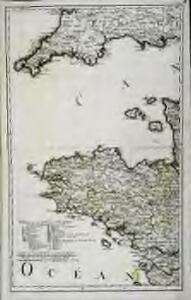 Karte von Frankreich in XVI Blättern, No. 1 und [No. 5]