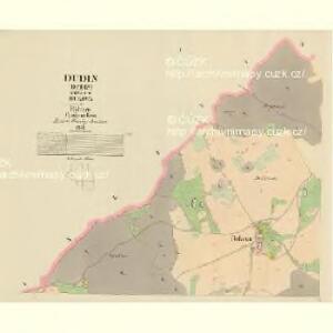 Dudin - c1604-1-001 - Kaiserpflichtexemplar der Landkarten des stabilen Katasters