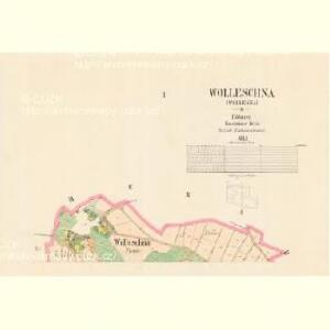 Wolleschna (Wollesna) - c5442-1-001 - Kaiserpflichtexemplar der Landkarten des stabilen Katasters