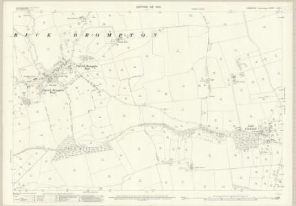 Yorkshire LXIX.7 (includes: Crakehall; Newton Le Willows; Patrick Brompton) - 25 Inch Map