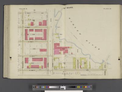 Manhattan, V. 7, Double Page Plate No. 29 [Map bounded by E. 134th St., Harlem River, E. 130th St., Madison Ave.] / compiled from official records and actual surveys under the direction of E. Robinson and Roger H. Pidgeon.