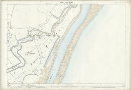 Suffolk LXXVII.16 (includes: Bawdsey; Hollesley; Orford) - 25 Inch Map