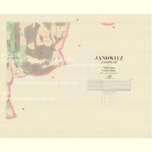 Janowitz (Janowice) - m1033-1-007 - Kaiserpflichtexemplar der Landkarten des stabilen Katasters