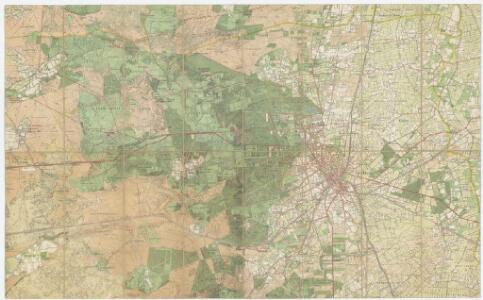 Chromo-topographische kaart van Apeldoorn en omgeving op de schaal van 1:25.000 / bew. door de Militaire Verkenningen