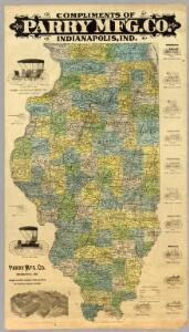 Map of Illinois.