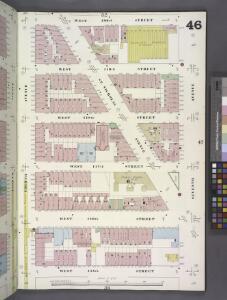 Manhattan, V. 7, Plate No. 46 [Map bounded by W. 120th St., 7th Ave., W. 115th St., 8th Ave.]