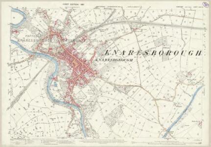 Yorkshire CLIV.12 (includes: Knaresborough Outer; Knaresborough) - 25 Inch Map