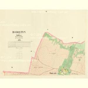 Hodjetin - c1926-1-002 - Kaiserpflichtexemplar der Landkarten des stabilen Katasters