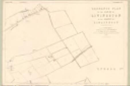 Linlithgow, Sheet X.1 (Livingston) - OS 25 Inch map